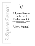 3-Space Sensor Embedded Evaluation Kit User`s Manual