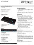 Quick Install Guide Packaging contents System