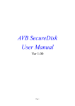 AVB SecureDisk User Manual