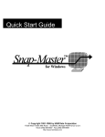Snap-Master Quick Start Guide