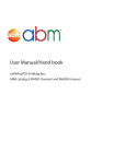 User Manual/Hand book - Applied Biological Materials