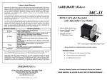 Labelmate MC-11 User Manual
