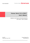 Renesas Starter Kit for R8C/27 User`s Manual