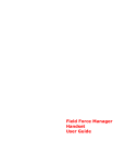 Field Force Manager Handset User Guide