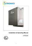 402093 OM iUPS200 Installation And Operating Manual 1-2