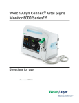 Directions for use, Welch Allyn Connex® Vital Signs Monitor 6000