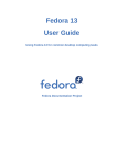 User Guide - Using Fedora 13 for common desktop computing tasks