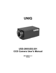 USS-200/USS-201 CCD Camera User`s Manual