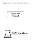Model 270 Manual - J