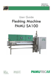 Fleshing Machine PAMU SA100
