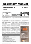 Assembly Manual - Main Electronics