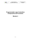Programmable Logic Controllers Components and