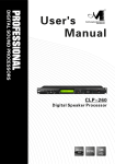 CLP-260 User Manual