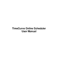 TimeCurve Online Scheduler User Manual