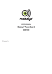 Mobeye Powerguard CM2100 manual