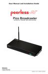 Pico Broadcaster - Peerless-AV