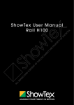 ShowTex User Manual Rail H100