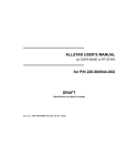 allstar user`s manual