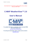 C-MAP WeatherView™ 2.0 User`s Manual