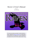 Raven 1.2 User`s Manual - Cornell Lab of Ornithology
