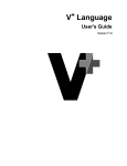 V+ Language User`s Guide Version 11.0