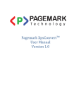 Pagemark XpsConvertTM User Manual Version 1.0