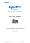 OpenVox® B800P User Manual - VoIP