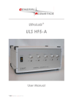 ULS HF5-A User Manual