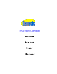 Parent Access User Manual - Montville Township School District