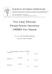 CRIRES User Manual