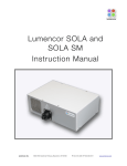 Sola User Manual 10.29.12