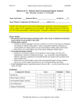 ethical and environmental analysis