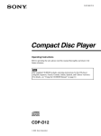 Sony CDP CD Player