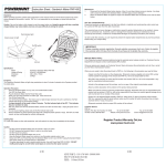 Instruction Sheet - Sandwich Maker PNP-400 Register