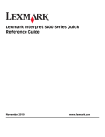 Lexmark Interpret S400 Series Quick Reference Guide