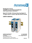 8500950 XT1122-000 User`s Manual