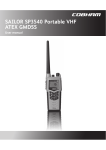 SAILOR SP3540 Portable VHF ATEX GMDSS