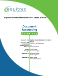 Equitrac Reader Maintainer Tool User`s Manual