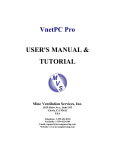 VnetPC Pro Users Manual and Tutorial