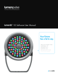 LumenID V3 Software User Manual (DMX/RDM) PDF