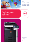 Explore your options - Océ | Printing for Professionals