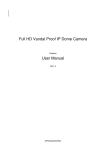 Full HD Vandal Proof IP Dome Camera User Manual