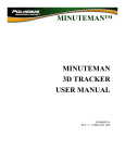 MINUTEMAN™ MINUTEMAN 3D TRACKER USER MANUAL