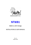 NTWB1 NMEA to WiFi Bridge User Manual Rev1