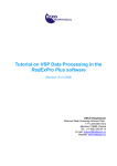 Tutorial on VSP Data Processing in the RadExPro Plus software