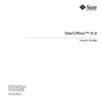 StarOffice 6.0 User`s Manual English