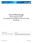Applicant Guide - City of Mississauga