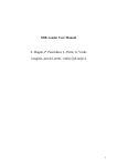 SDK Loader User Manual S. Magini, P. Pesciullesi, L. Potiti, G. Virdis