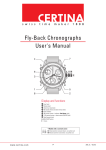 Fly-Back Chronographs User`s Manual - I