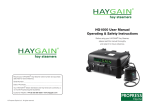 HG1000 User Manual Operating & Safety Instructions